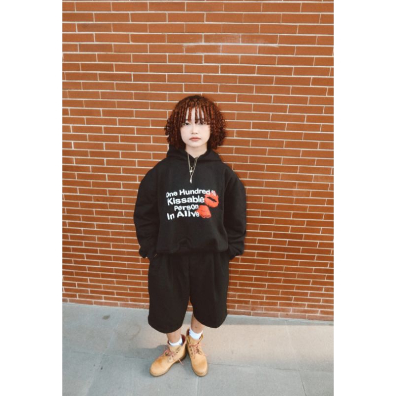 Hoodie 100% Kisses Telepati Che Original