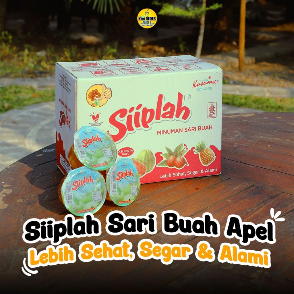 

sari apel malang siiplah 120ml isi 32 / SIIPLAH Minuman Sari Buah Mix Fruit 120 ML (Karton)