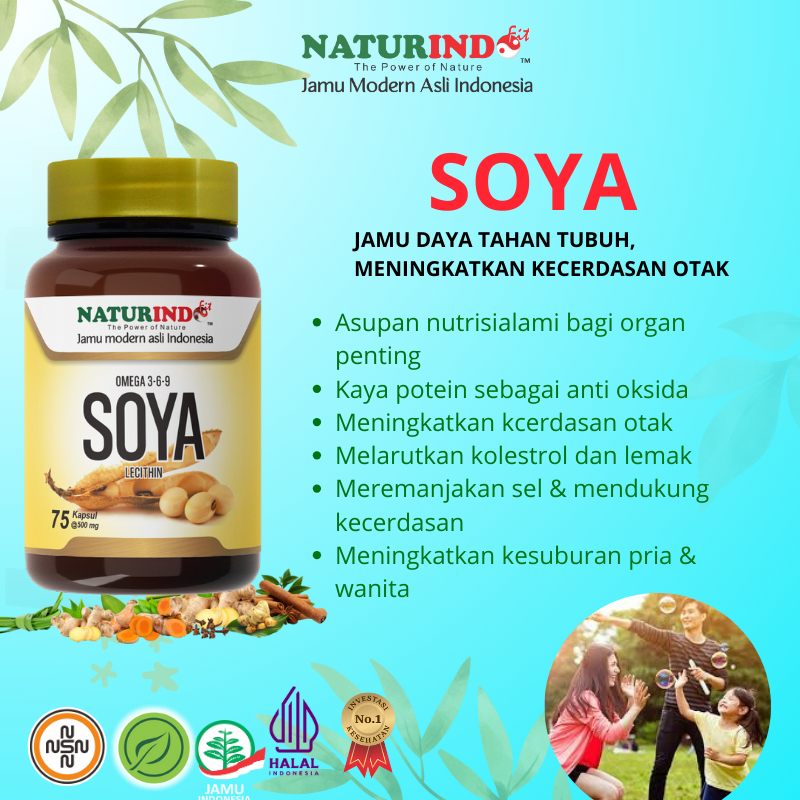 Herbal Nutrisi Protein Omega 3 6 9 Obat Herbal Kesehatan Keluarga Soya Lecithin Naturindo