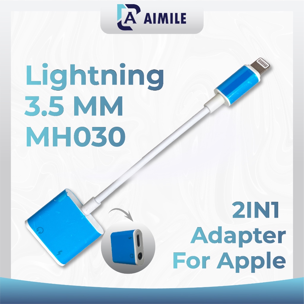 Converter Jack audio 2in1 lightning Mic Jack Audio