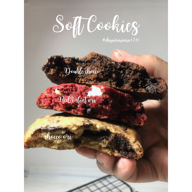 

Soft Baked cookies Original dan Premium