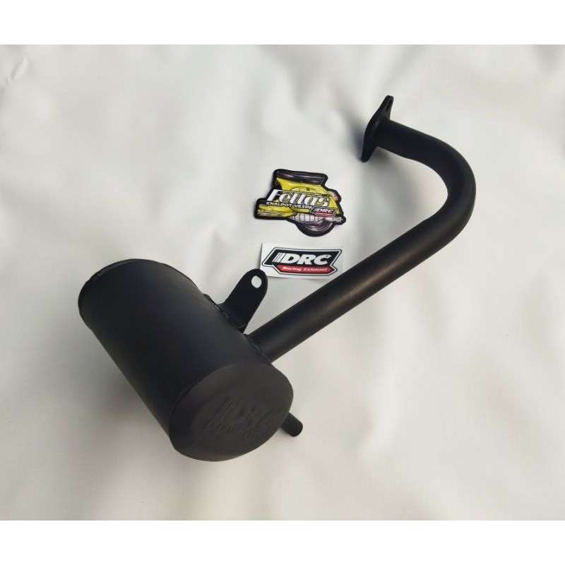knalpot vespa pts standar racing DRC original