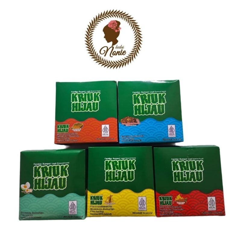 

Kriuk Hijau Cemilan Rumput Laut Seaweed Snack