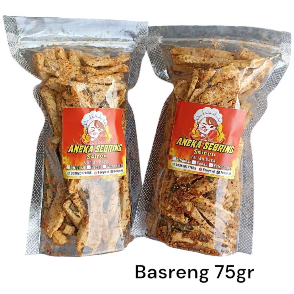 

sebring basreng kencur daun jeruk 75g [aneka sebring feiryn]