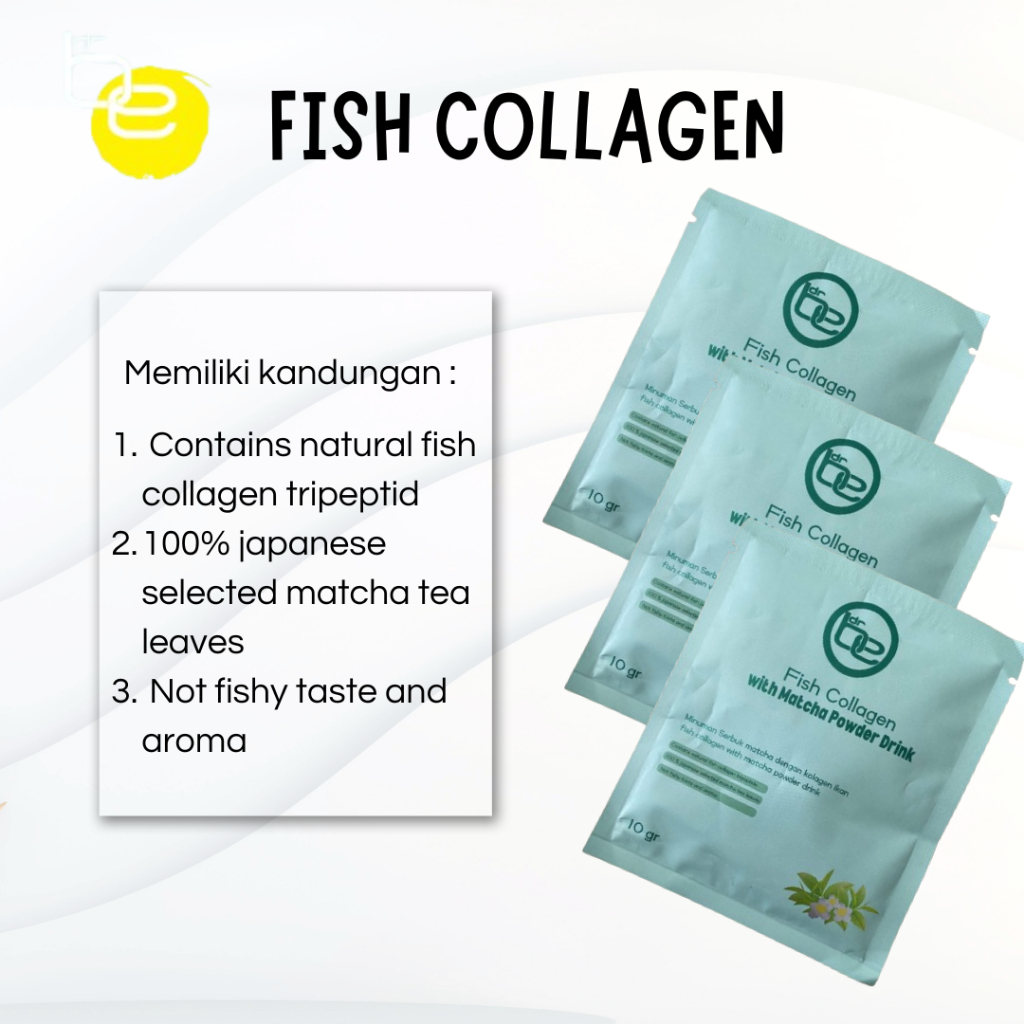 Paket Collagen Fish With Matcha/Powder Drink/Mactha Drink