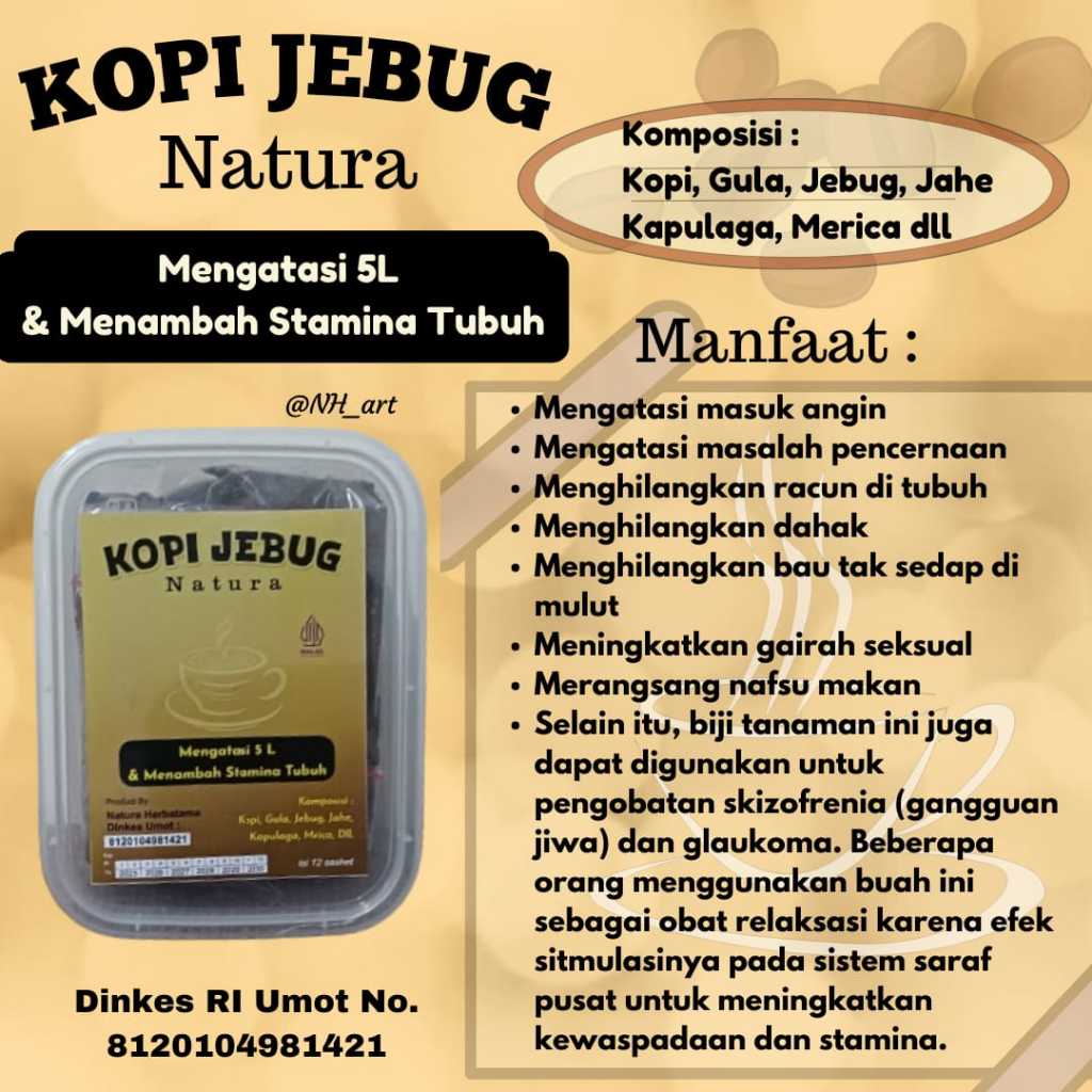 

Kopi Herbal Jebug, Kopi dengan Bahan Rempah untuk Menunjang Kesehatan dan Stamina. Cara Sehat Minum Kopi