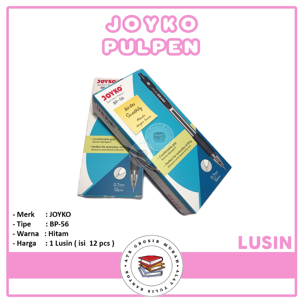 

Joyko - Ballpen BP-56 Black - LUSIN