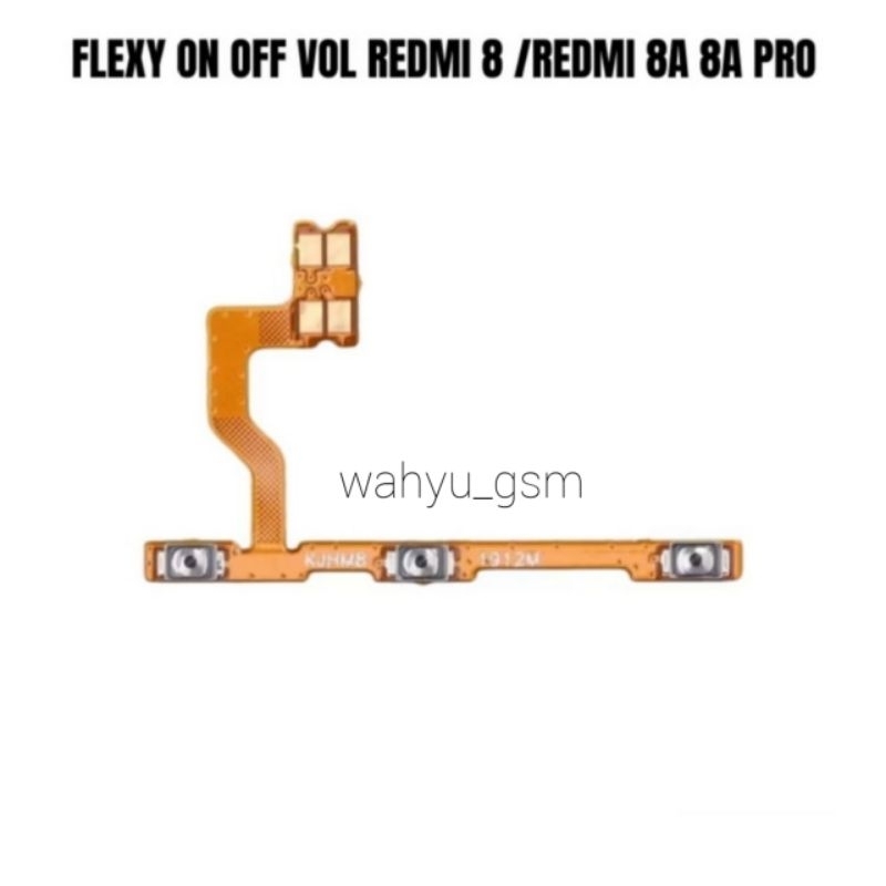 FLEXY ON OFF VOL REDMI 8/REDMI 8A/8APRO Tombol dalam on off volume redmi 8/redmi 8a/8a pro