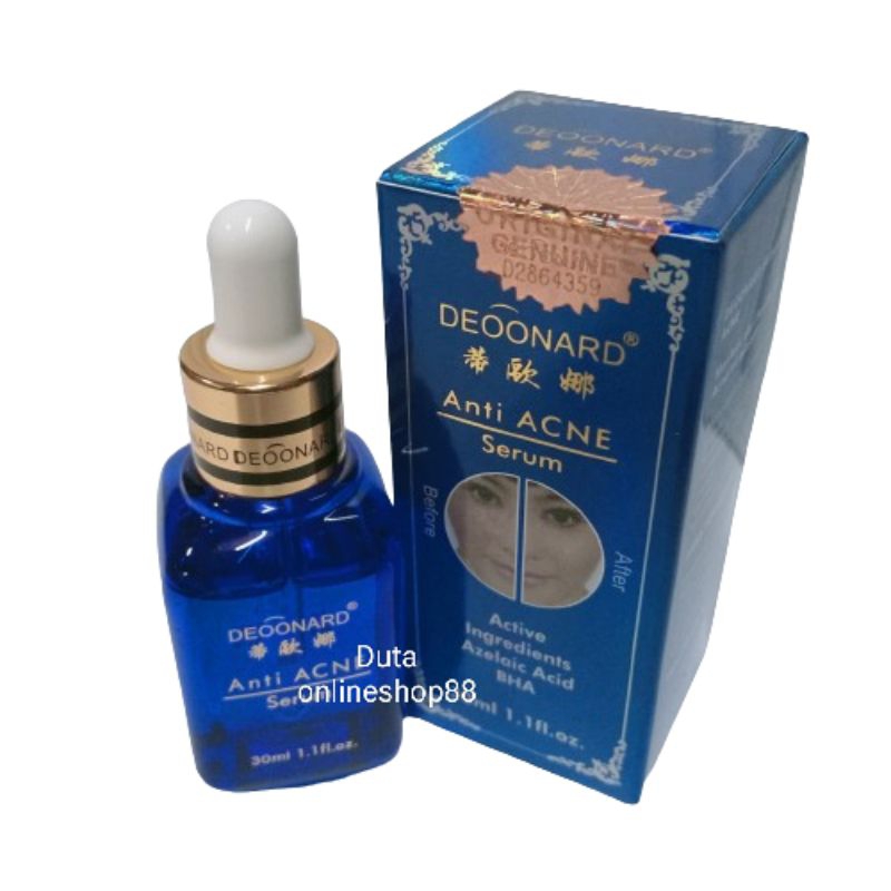 SERUM DEOONARD BIRU ANTI ACNE ORIGINAL 30ml