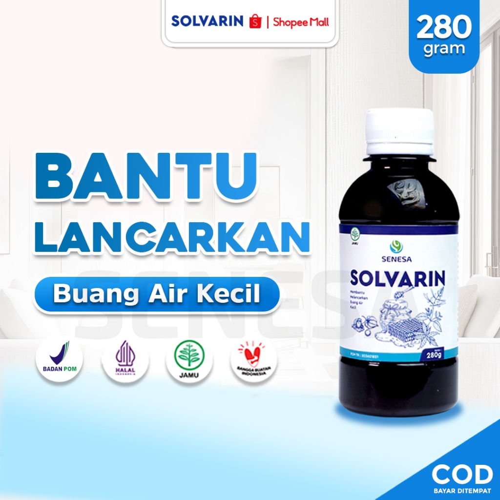 SOLVARIN - Madu Penyakit Masalah Urine atau Kencing Tidak Tuntas Nyeri Nanah Berdarah Berbusa Keruh