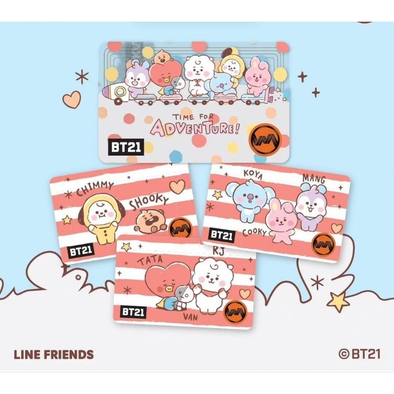 PO Kartu Multi Trip KAI x BT21