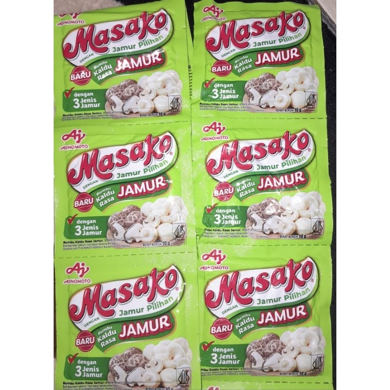 

Masako Kaldu JAMUR Renceng 12x10gr Penyedap