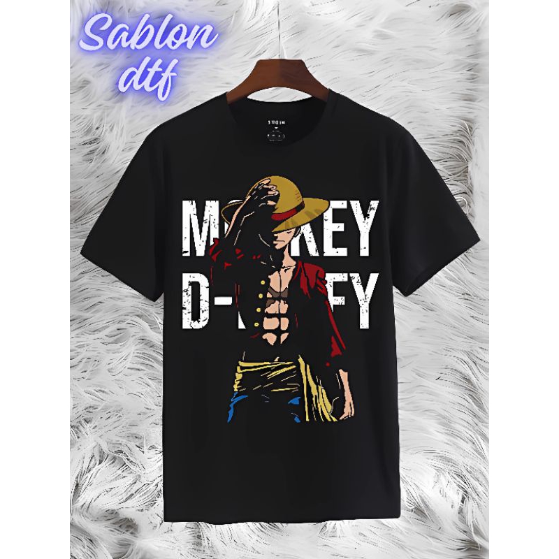 KAOS BAJU ANIME ONE PIECE MONKEY D LUFFY 9 MODE|BAJU ONE PIECE|KAOS ONE PIECE|KAOS ANIME ONE PIECE|B