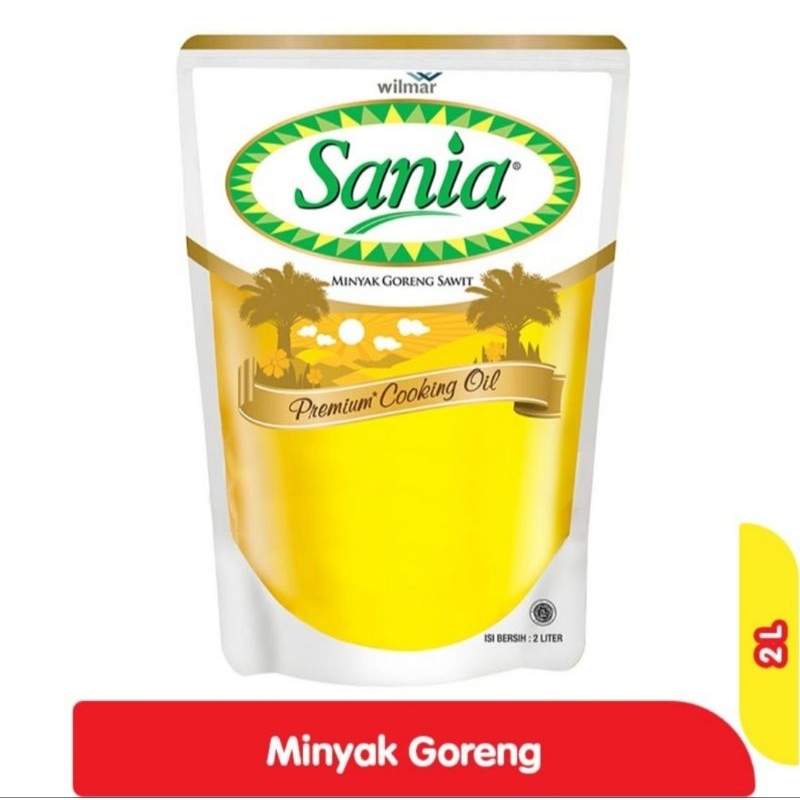 

Sania minyak goreng pouch 2 liter