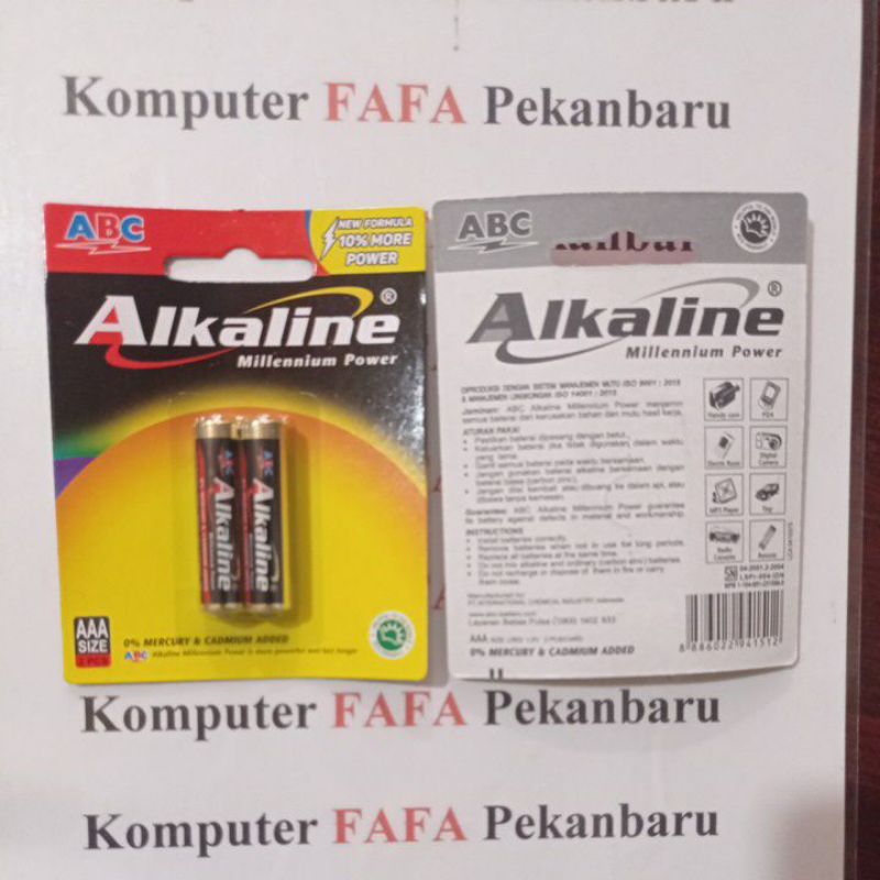 Baterai ABC Alkaline AAA