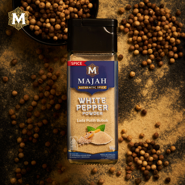 

MAJAH - White Pepper Powder / Lada Putih Bubuk 55g