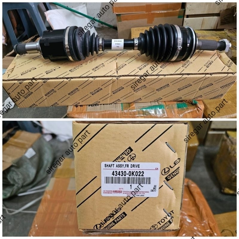 cv joint  as roda depan Hilux vigo