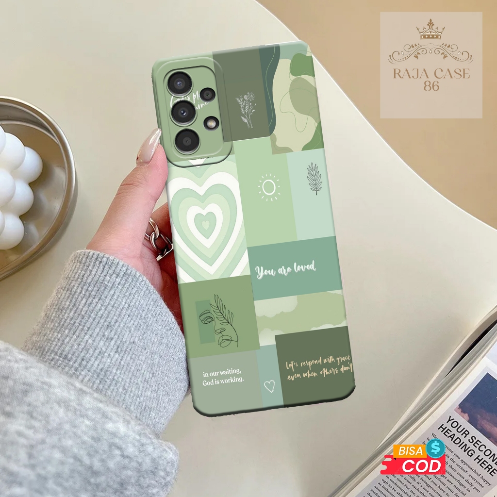 Case Samsung Galaxy A13 - Rajacase - casing Samsung A13 - Motif Softcace Aesthetic - Pelindung handp