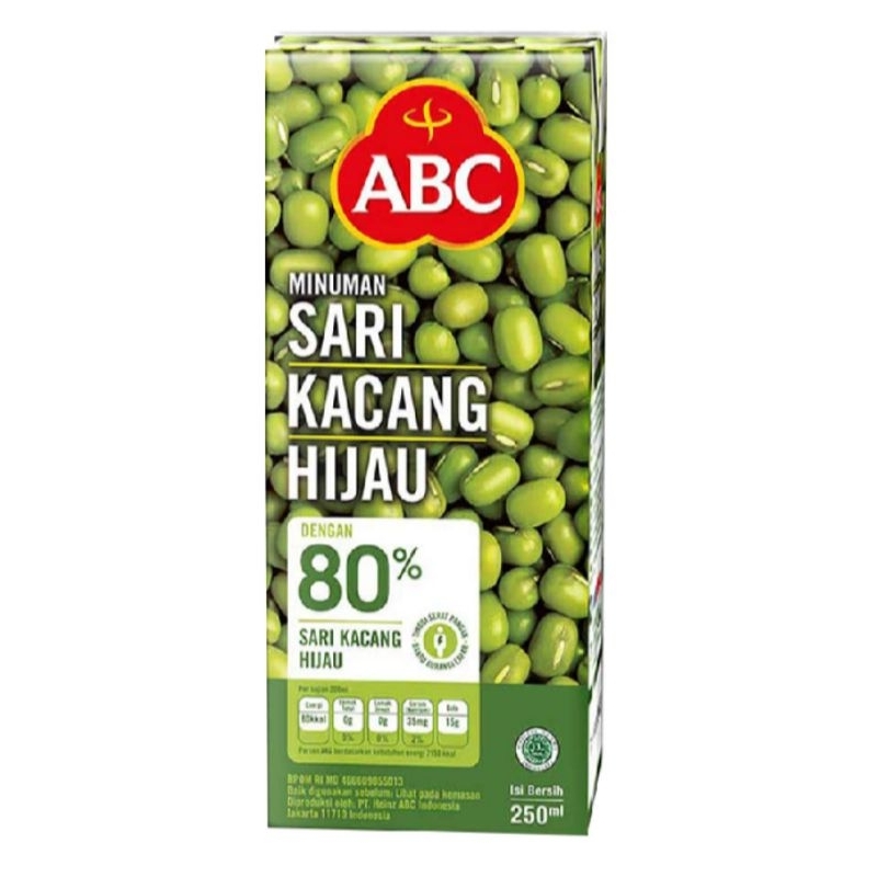 

ABC Sari kacang hijau 250 ml siap minum