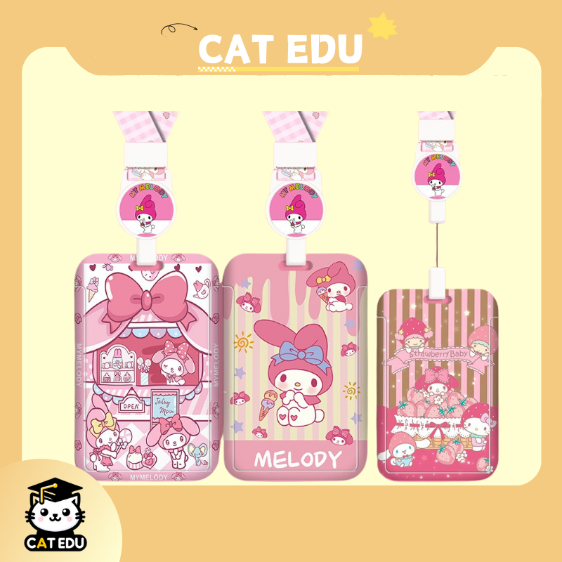 

Kuromi Kartu Pelajar/Kartun/ID Card /Kartu Nama/Tali dan Easy Pull /Cetak Id Card