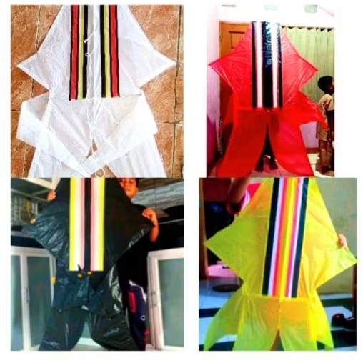 Promo Layangan Bebean-+Lebar 60-70cmXTinggi 100-110cm/ 1Meter Lebih Terlaris Semi Knockdown