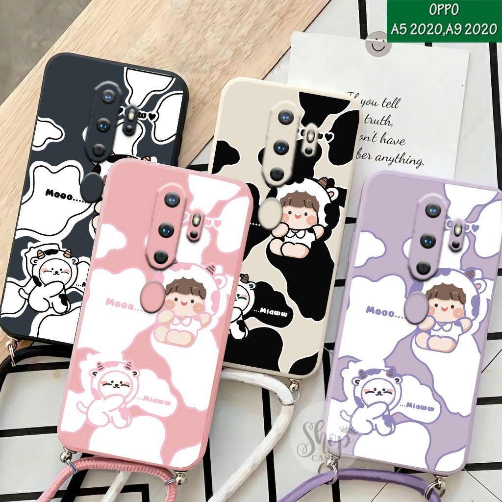 Softcase motif + Tali Oppo A5 2020 Oppo A9 2020 Case Oppo A5 2020 Case Oppo A9 2020 Case Oppo A5 202