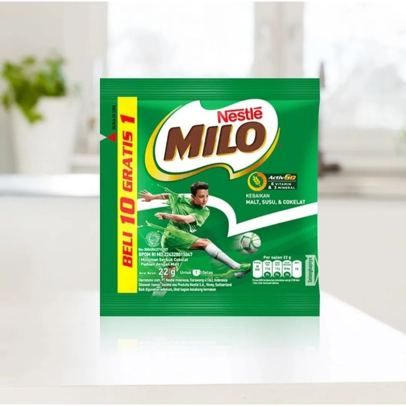 

Milo Activ - Go Susu Bubuk Sachet 1 Renceng isi 10 Sachet