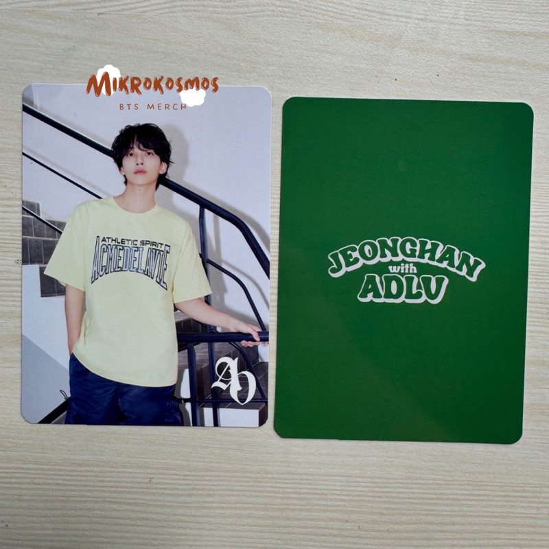 OFFICIAL PHOTOCARD jeonghan x ADLV - rare and limited merch seventeen ready stok