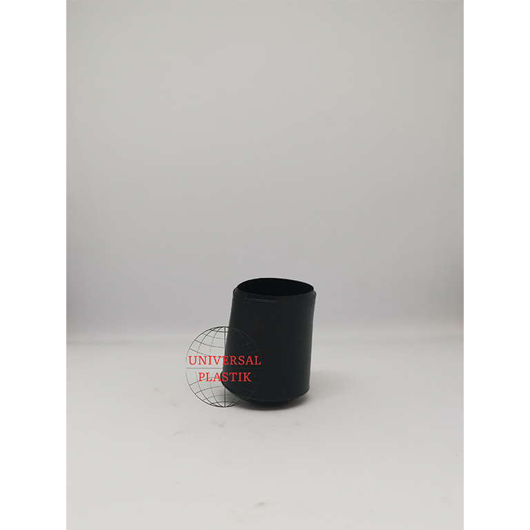 Kaki Kursi Lentur (Flexible) 7/8 inch / Kaki kursi Chitose 7/8" Hitam Plastik (1pak isi 12pcs)