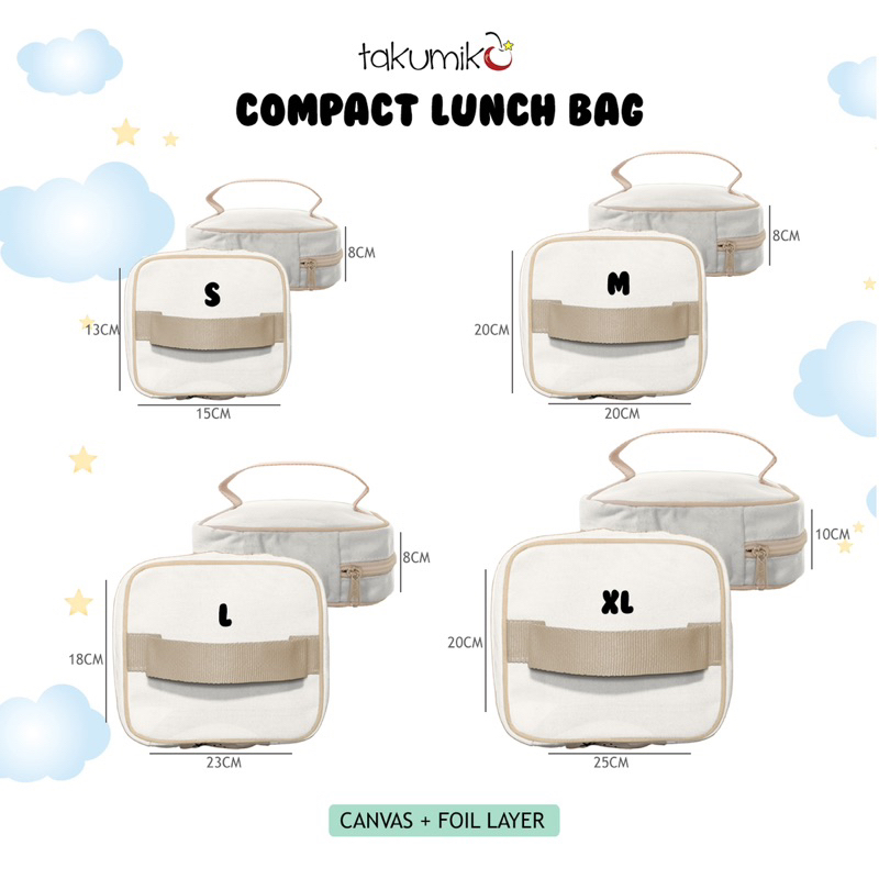 Lunch Box / Lunch bag / Tas makan / Tas Bekal/ Tas Foil (Custom Design & Nama)