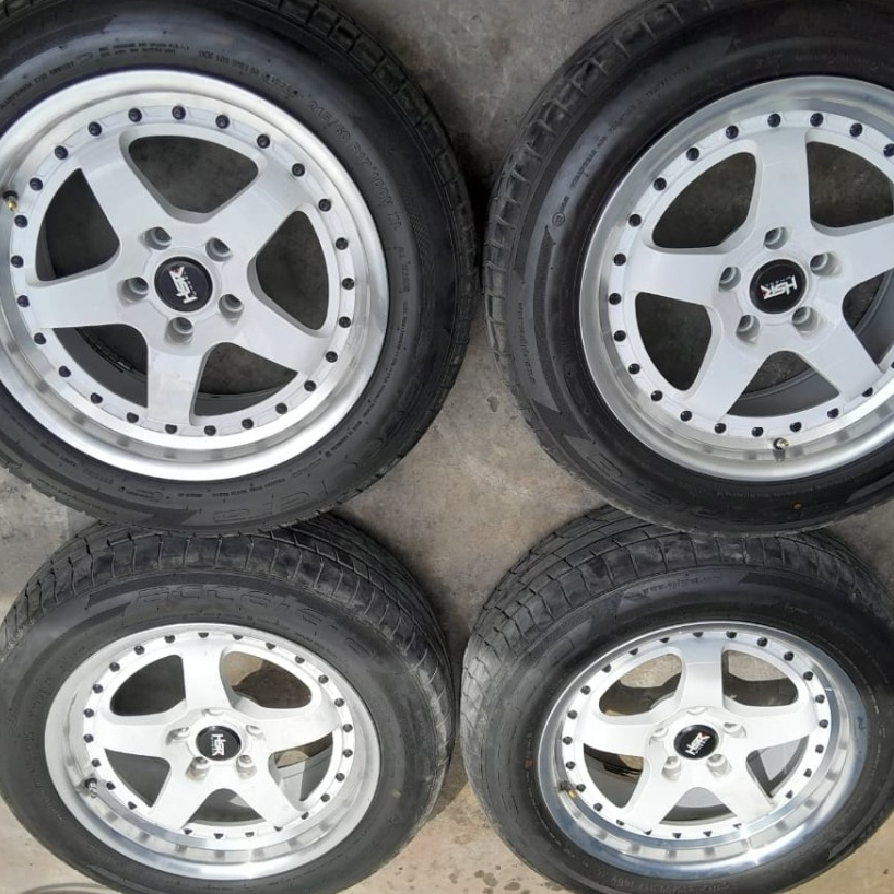 VELG MOBIL BEKAS MURAH RING 17 PCD 5X114 BOB HSR PAKET BAN ACCELERA 215 60 R17 BUAT INOVA RUSH TERIO