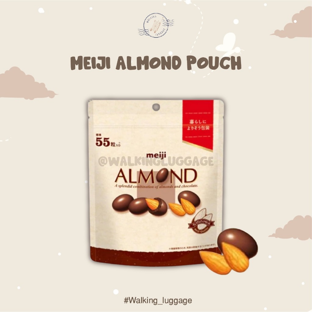 

Meiji Almond Pouch | Snack Jepang