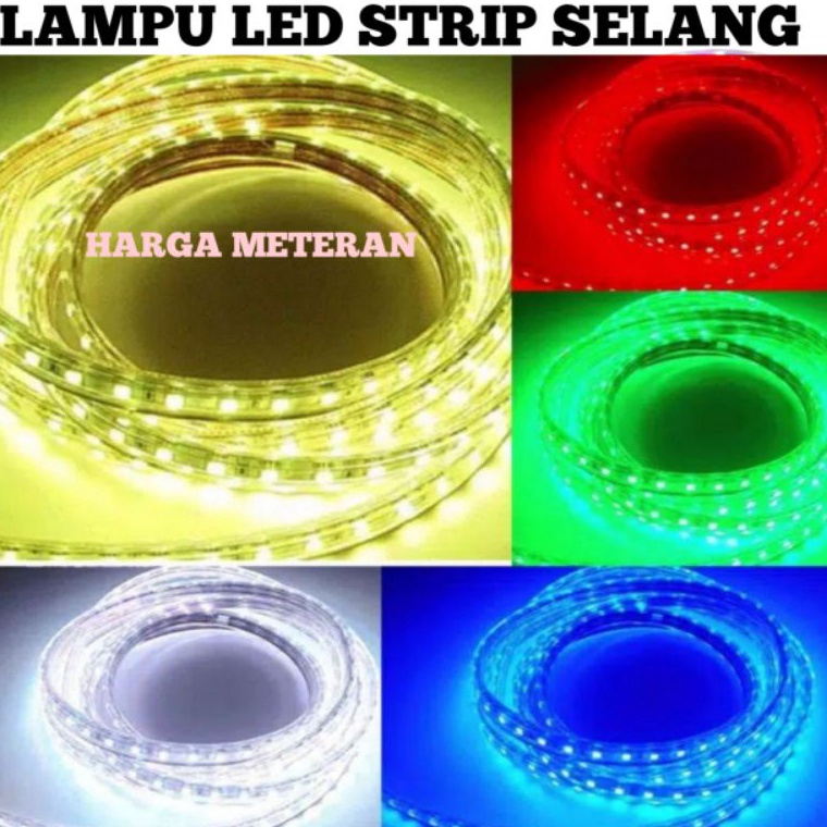 LAMPU LED STRIP SELANG SMD 55 METERAN  LAMPU HIAS SELANG LED METERAN  BELUM TERMASUK SOCKET