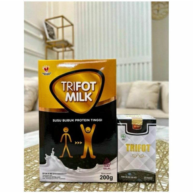 

Paket penambah berat badan TRIFOT MILK + TRIFOT KAPSUL