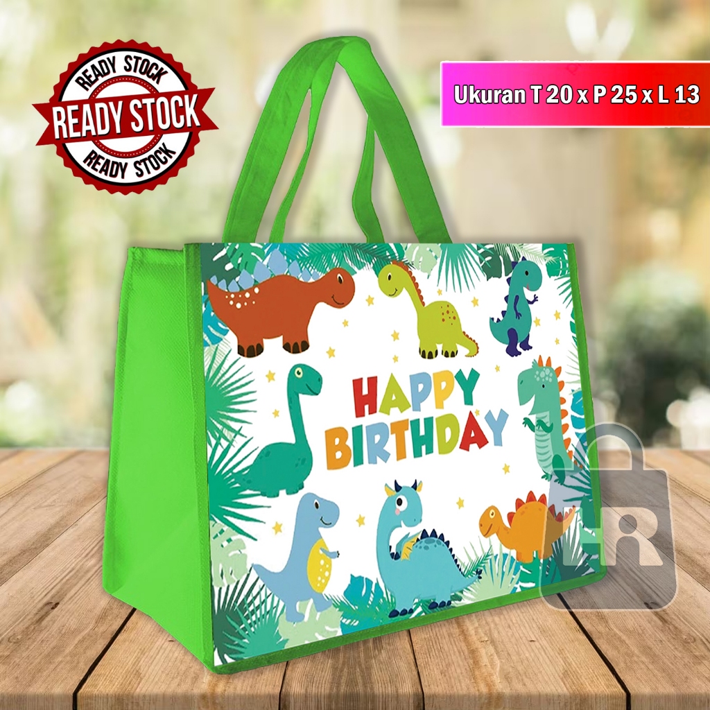 

READY STOK TAS ULANG TAHUN / TAS ULTAH DINO / TAS ULTAH UKURAN KFC / TAS ULTAH TERLARIS / TAS SOUVENIR ULTAH ANAK / GOODIE BAG BINGKISAN SOUVENIR ANAK