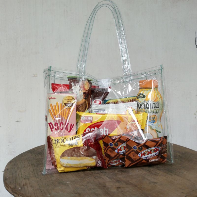 

GOODIEBAG MIKA TRANSPARAN_TAS MIKA ULANGTAHUN_HAMPERS