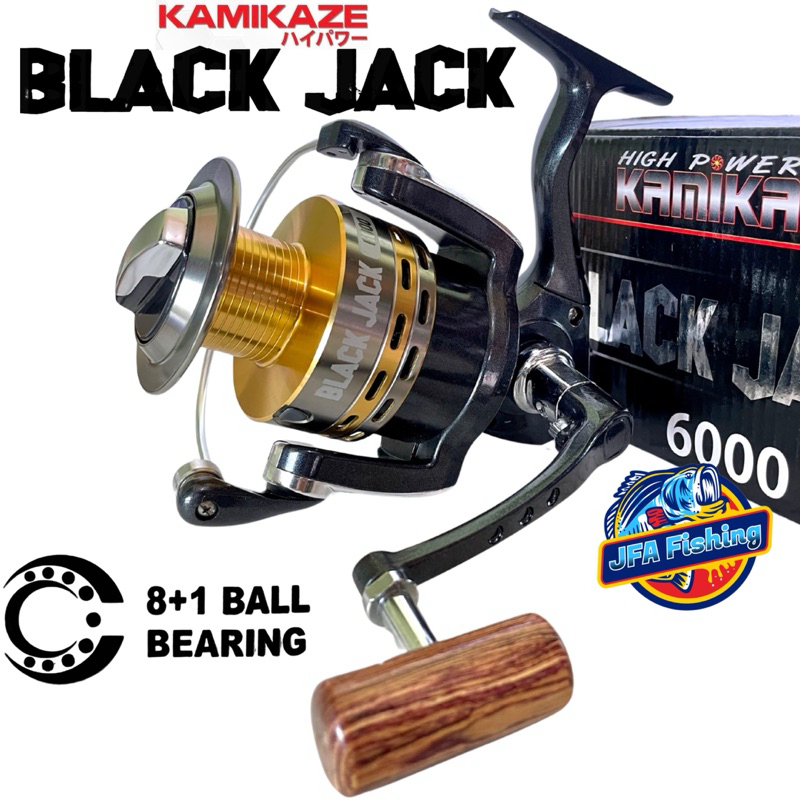Reel Spinning Kamikaze BLACK JACK 6000 8+1BB