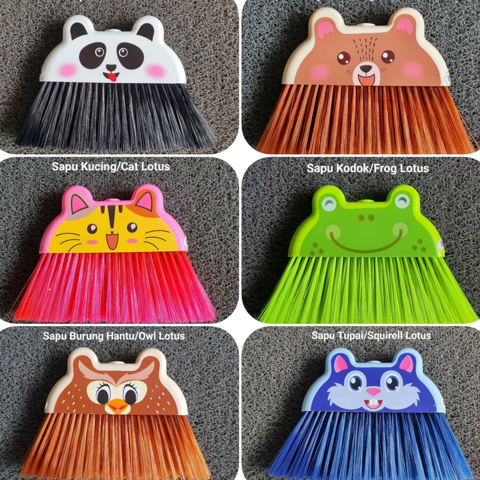 RealPict sapu lantai karakter sapu nilon karakter