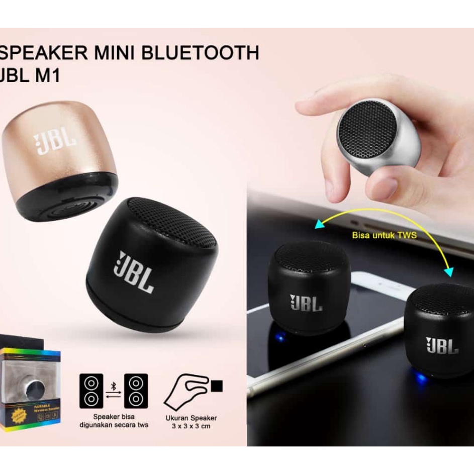 Stok Banyak SPEAKER BLUETOOTH MINI JBL M1 SPEAKER PREMIUM