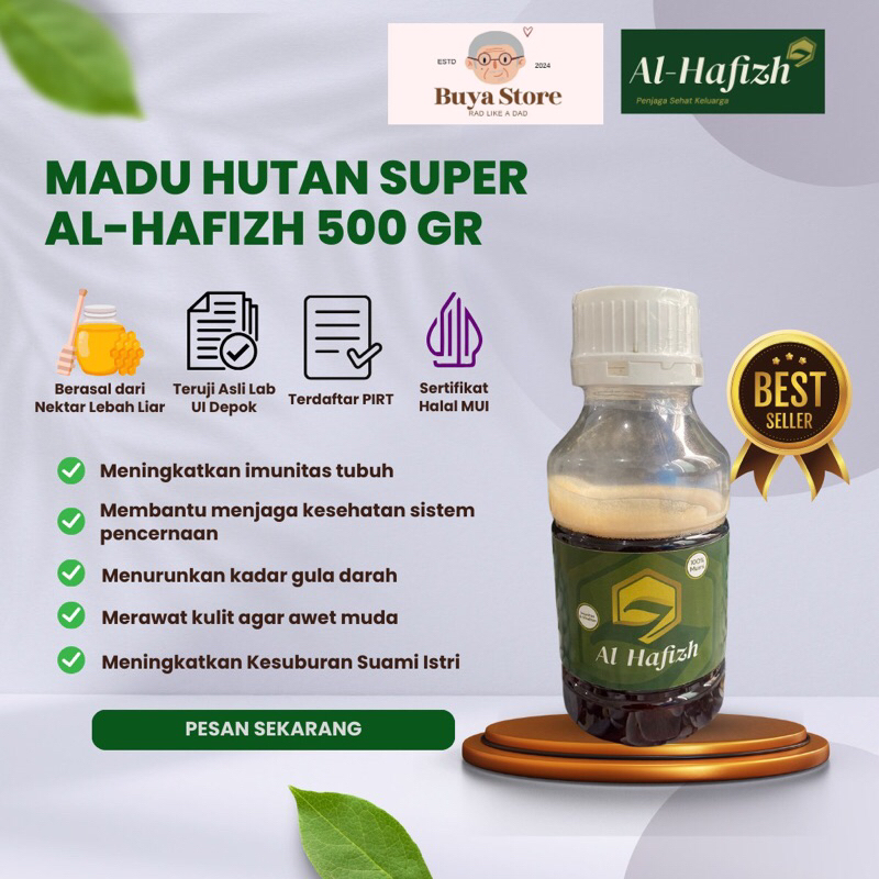 

Madu Hutan Super Al-Hafizh 500 Gr - Madu Murni Madu Asli Raw Honey Madu Sumatera