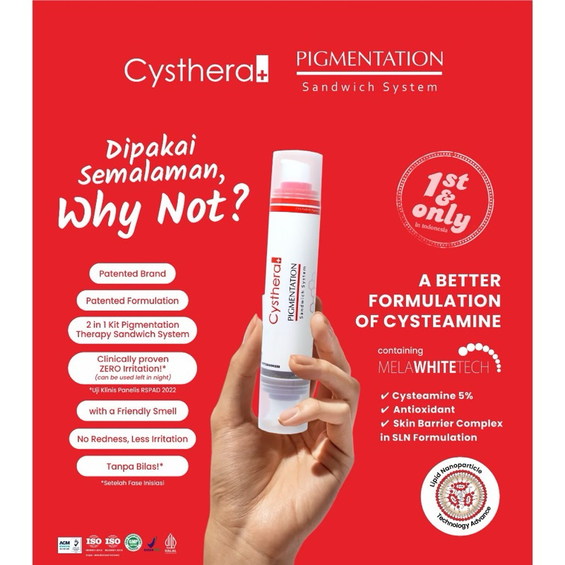 Cysthera pigmentasi pada kulit wajah ( flek, melasma, hiperpigemntasi)