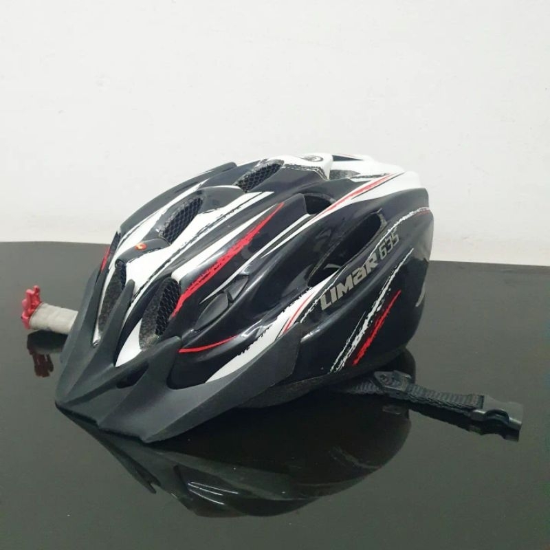 Helmet helm sepeda Limar 635 black stripe mtb Road bike mountain bike