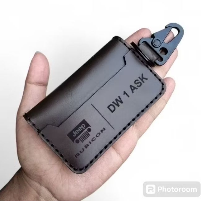 Premium Dompet Stnk Mobil Jeep Rubicon Kulit Asli Tebal Full Kulit Hand Made Free Nama Logo Gantunga