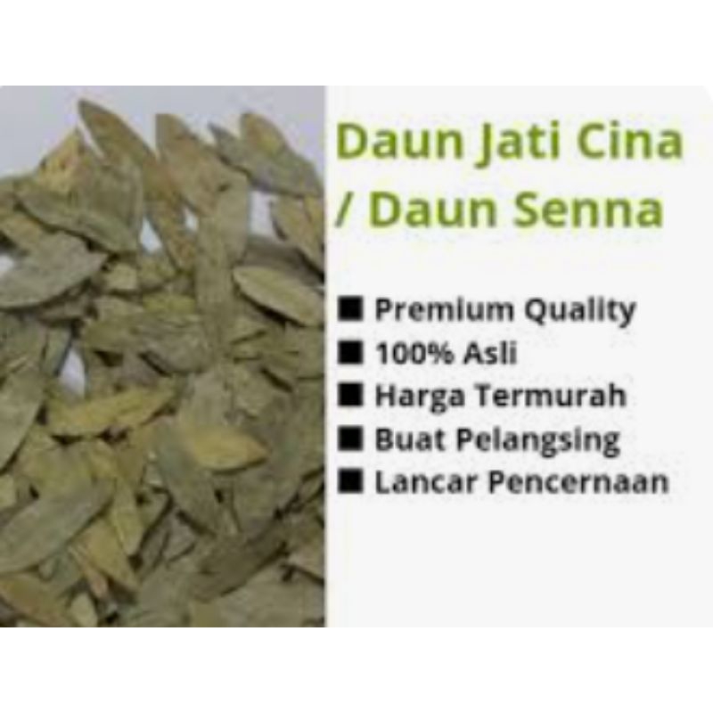 

DAUN SENNA/JATI CHINA KERING 200 Gram(pelangsing)