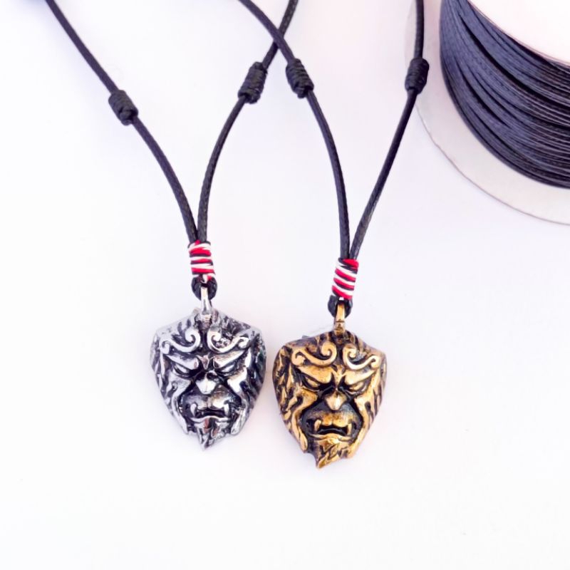 KALUNG KEPALA KERA/SILUMAN KERA LILIT MERAH, AKSESORIS PRIA (COD) (BEBAS ONGKIR)