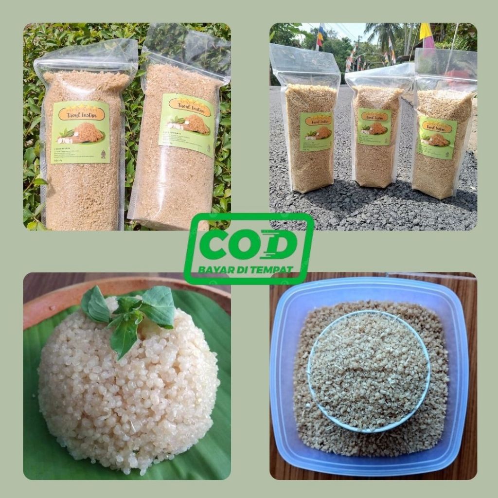 

Nasi Singkong Original Plain 1kg Tiwul Instan 1kg Oyek kiloan