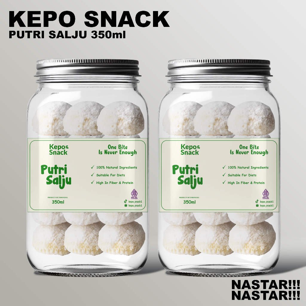 

Kepo_Snack - Putri Salju Lumer di Mulut, Lembut, Creamy