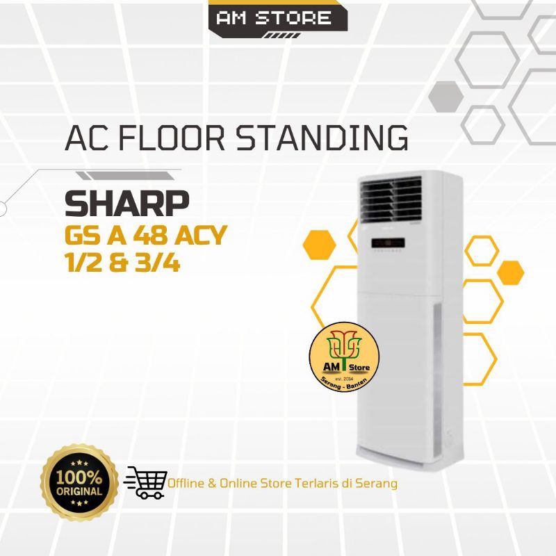 AC Floor Standing Sharp GS A 48 ACY 1/2 & 3/4