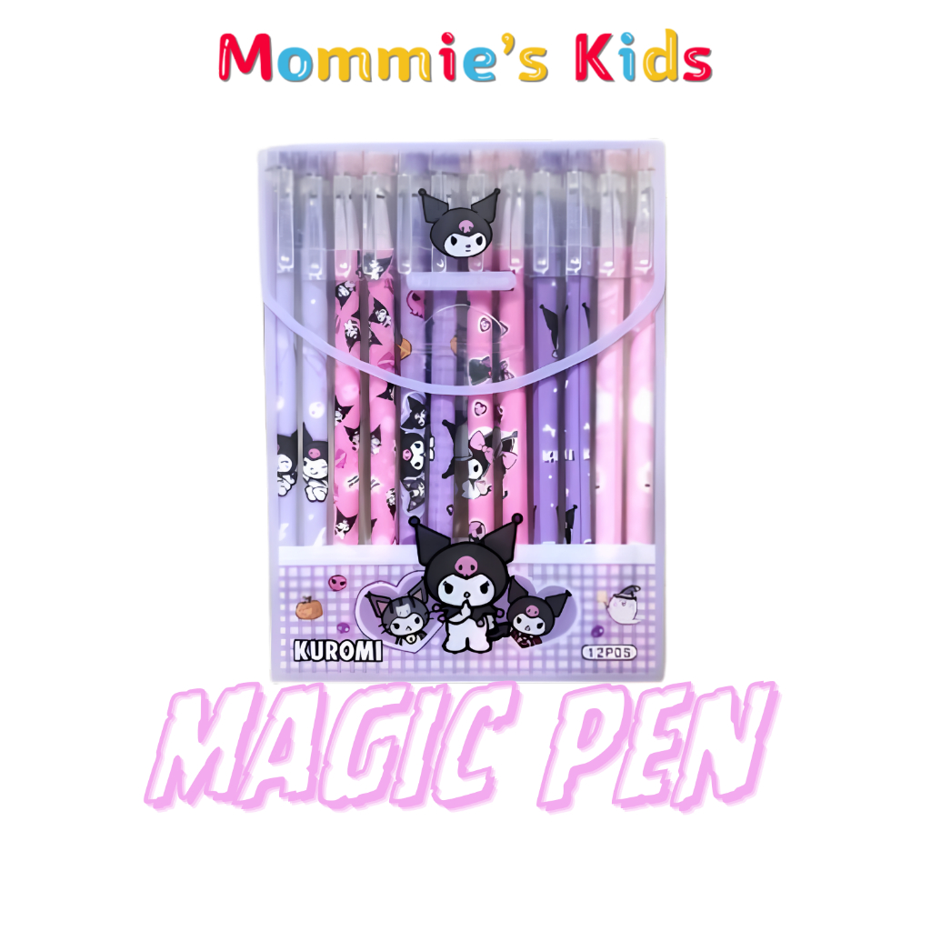 

Mommie's Kids Pena Karakter Bisa Dihapus / Pulpen Erasable / Pulpen Bisa Dihapus 12 PCS / Pena Hitam 12 PCS / Erasable Gel Pen/Pulpen Magic Karakter Yang Bisa Dihapus isi 12pcs MK630