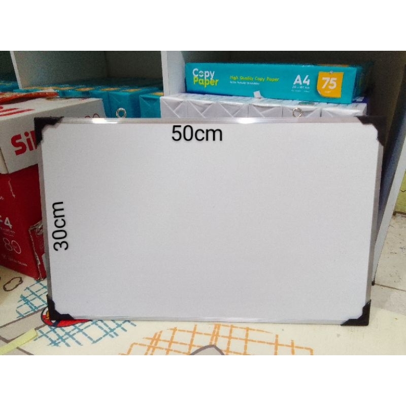 

(1 PCS) PAPAN TULIS WHITEBOARD/BLACKBOARD 30X50CM